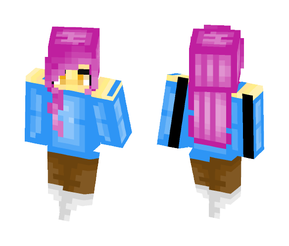 Magenta Beauty - Female Minecraft Skins - image 1