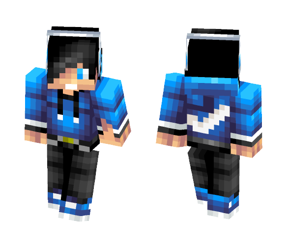 Bobgobalena 2.0 / blue teenager 2.0 - Male Minecraft Skins - image 1