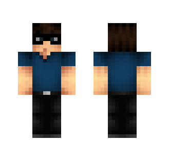 My Old Skin | Huahwi in Blue - Male Minecraft Skins - image 2