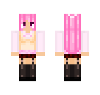Pink School Girl - Girl Minecraft Skins - image 2