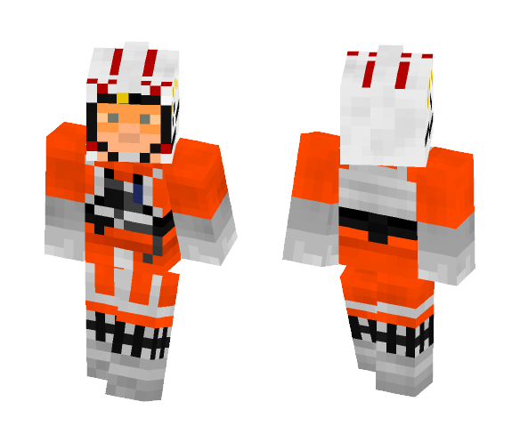 Luke Skywalker (Pilot) - Male Minecraft Skins - image 1
