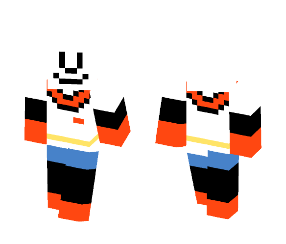 Papyrus (from Undertale) - Male Minecraft Skins - image 1