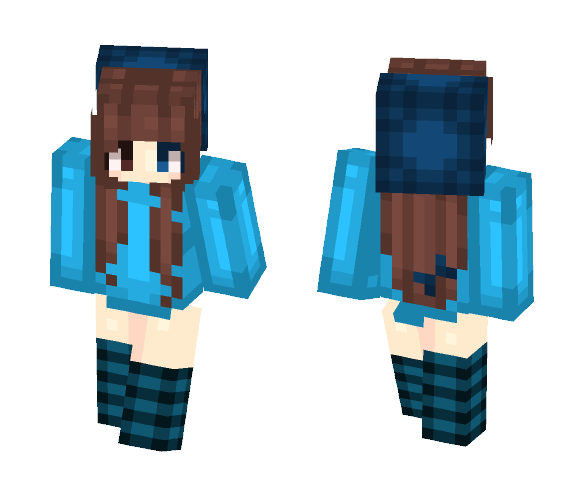 So much blue - Female Minecraft Skins - image 1