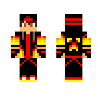 Fire guy - Male Minecraft Skins - image 2