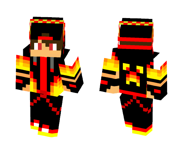Fire guy - Male Minecraft Skins - image 1
