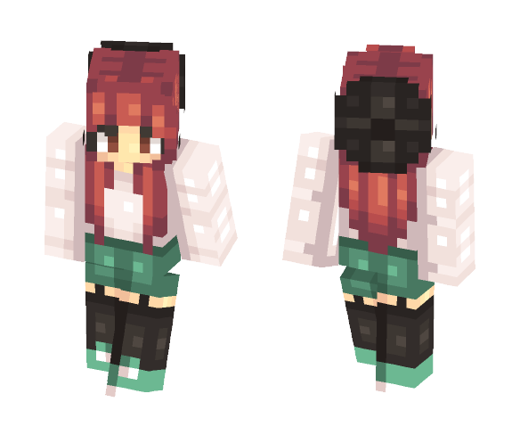 Recreated Cute Yandere-Ish MC Skin - Female Minecraft Skins - image 1