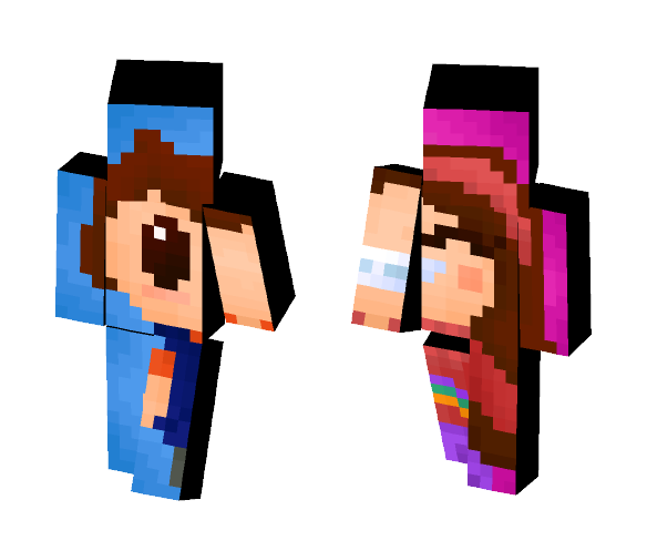 Gravity Falls Twins - Interchangeable Minecraft Skins - image 1