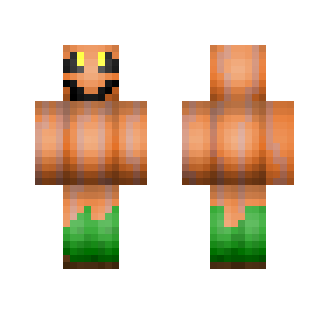 Pumpkin w/dirt+leaves - Other Minecraft Skins - image 2