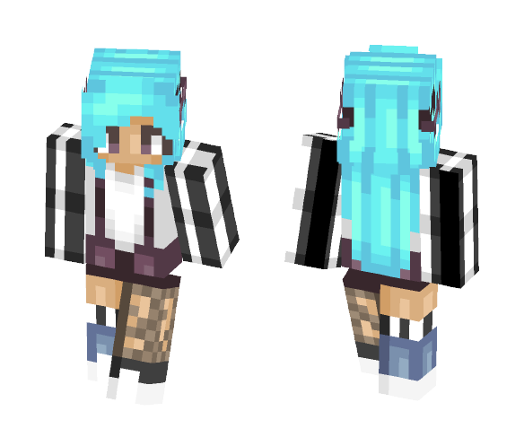 More stripes - Female Minecraft Skins - image 1