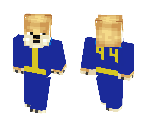 Fallout Doge (My Current Skin) - Male Minecraft Skins - image 1