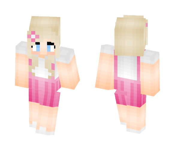 Suspender skirt girl (blonde) - Girl Minecraft Skins - image 1