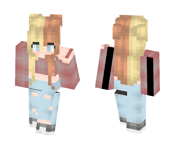 Ripped Jeans - Female Minecraft Skins - image 1. Download Free Ripped Jeans ...