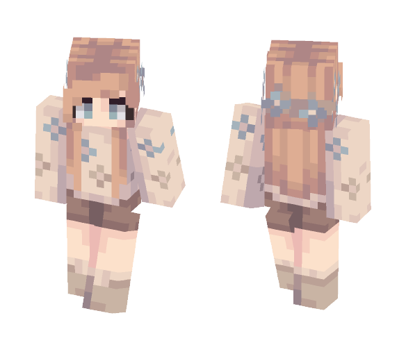 Forget-me-nots - Female Minecraft Skins - image 1