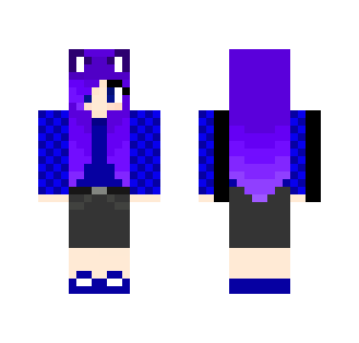 purple and blue girl - Girl Minecraft Skins - image 2