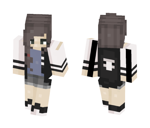 I got a one-piece jacket ~♥ - Female Minecraft Skins - image 1