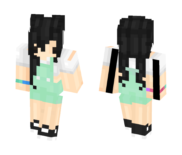 Over it all ! Overalls - Female Minecraft Skins - image 1