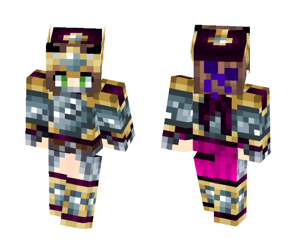 Armored Girl! - Male Minecraft Skins - image 1
