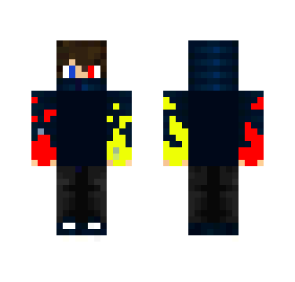 Fire Elemental Kid - Male Minecraft Skins - image 2
