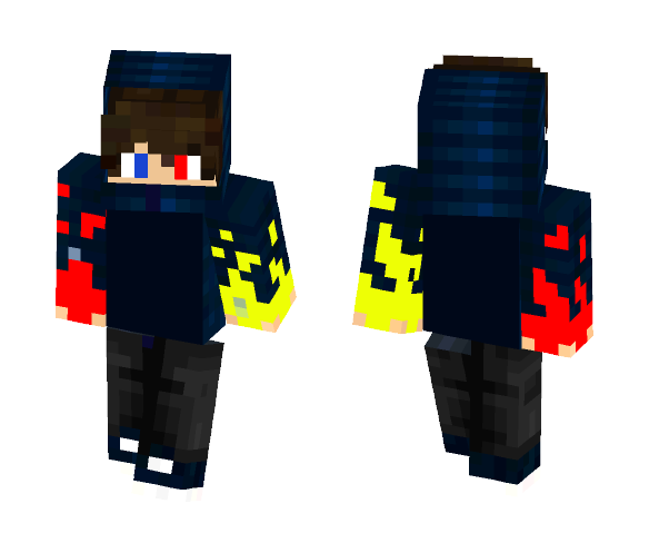 Fire Elemental Kid - Male Minecraft Skins - image 1