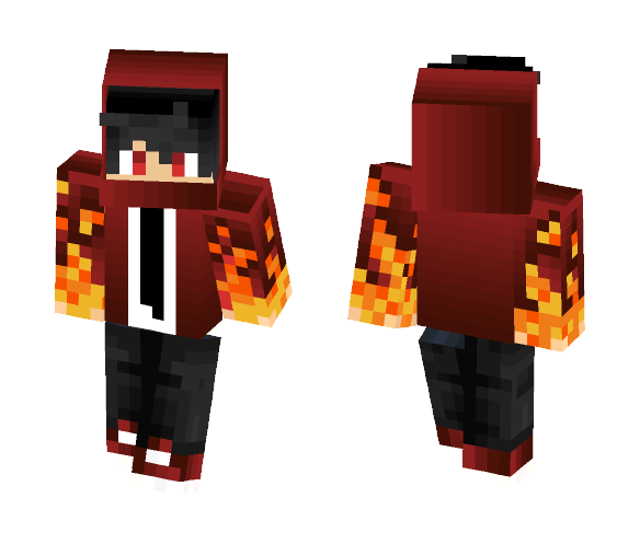 Fire Guy v8.0 - Male Minecraft Skins - image 1