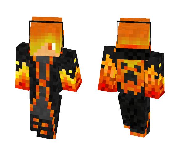 Fire Guy v7.0 - Male Minecraft Skins - image 1