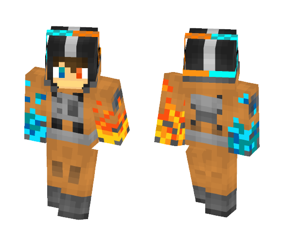 Fire and Ice V5.0 - Male Minecraft Skins - image 1