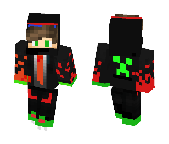 Fire boy V5.0 - Boy Minecraft Skins - image 1