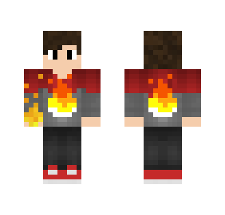 Fire Guy V4.0 - Male Minecraft Skins - image 2