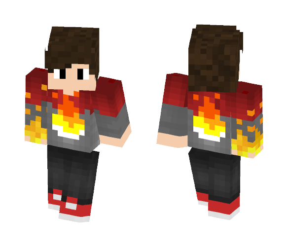 Fire Guy V4.0 - Male Minecraft Skins - image 1
