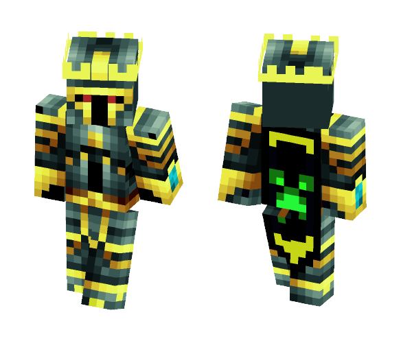 Golden Knight King - Male Minecraft Skins - image 1