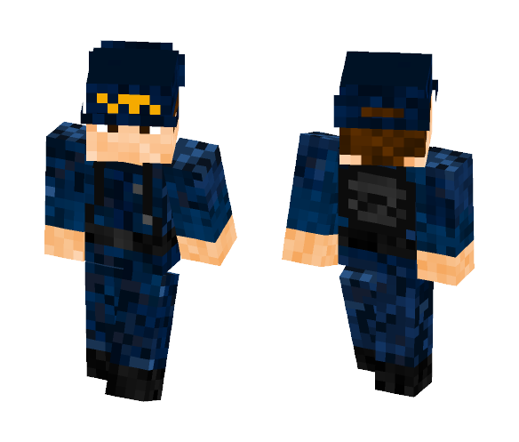 Navy Recruit [RTC] (w/ Backpack) - Male Minecraft Skins - image 1