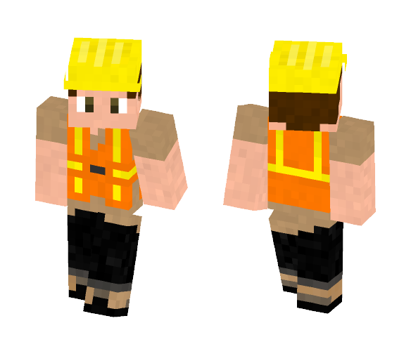Construction Worker - Male Minecraft Skins - image 1