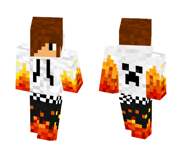 Fire boy - Boy Minecraft Skins - image 1
