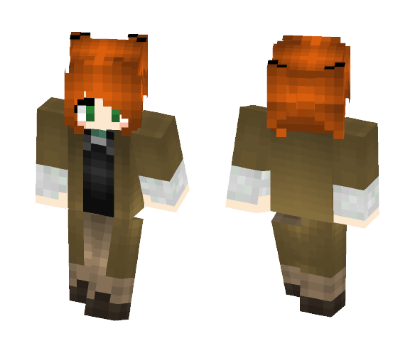 Dazai Osamu Girl! - Female Minecraft Skins - image 1
