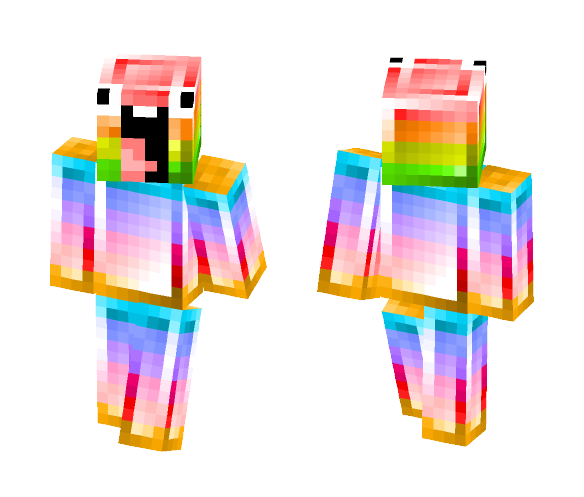 Rainbow Derp ! - Male Minecraft Skins - image 1