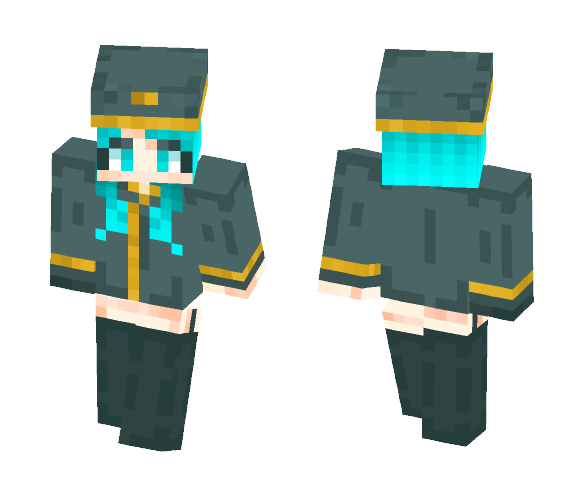 Captain Miku ! - Female Minecraft Skins - image 1