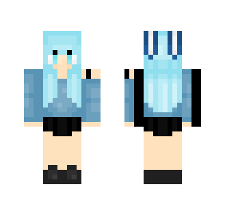 Blue Bunny/Human - Female Minecraft Skins - image 2