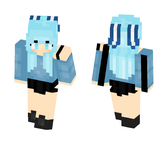 Blue Bunny/Human - Female Minecraft Skins - image 1