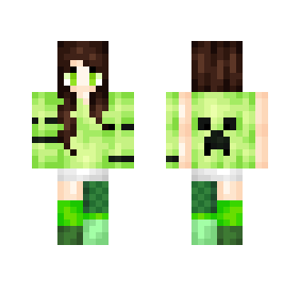 Creeper that is Green - Female Minecraft Skins - image 2