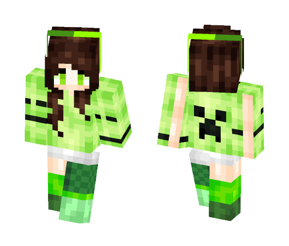 Creeper that is Green - Female Minecraft Skins - image 1