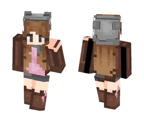 ☃ | Pink Winter - Female Minecraft Skins - image 1