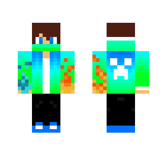 green and blue boy - Boy Minecraft Skins - image 2