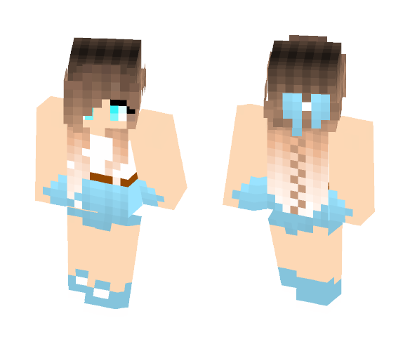 Girl in a skirt - Girl Minecraft Skins - image 1