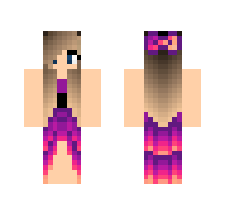 Sunset dress girl - Girl Minecraft Skins - image 2