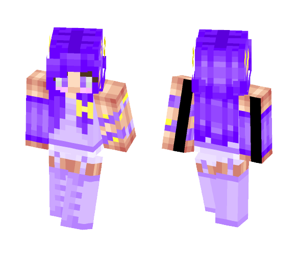 pastel purple stellar - Female Minecraft Skins - image 1