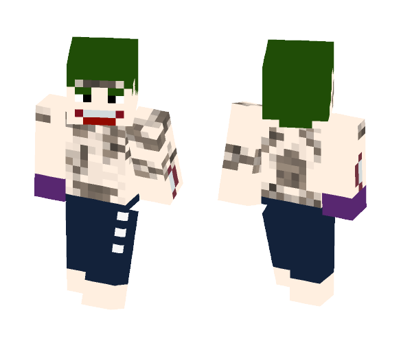 Joker (suicide squad) updated - Male Minecraft Skins - image 1