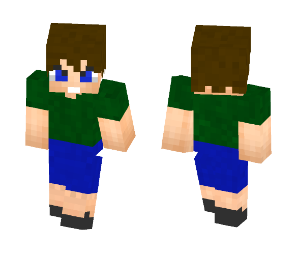 Guy with big eyes and nice hair - Male Minecraft Skins - image 1