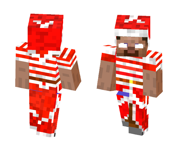 Herobrine (santa costume) - Herobrine Minecraft Skins - image 1