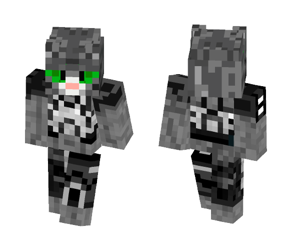 Cat with Body Armor - Cat Minecraft Skins - image 1