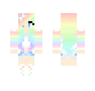 Pastel Rainbow Girl - Girl Minecraft Skins - image 2